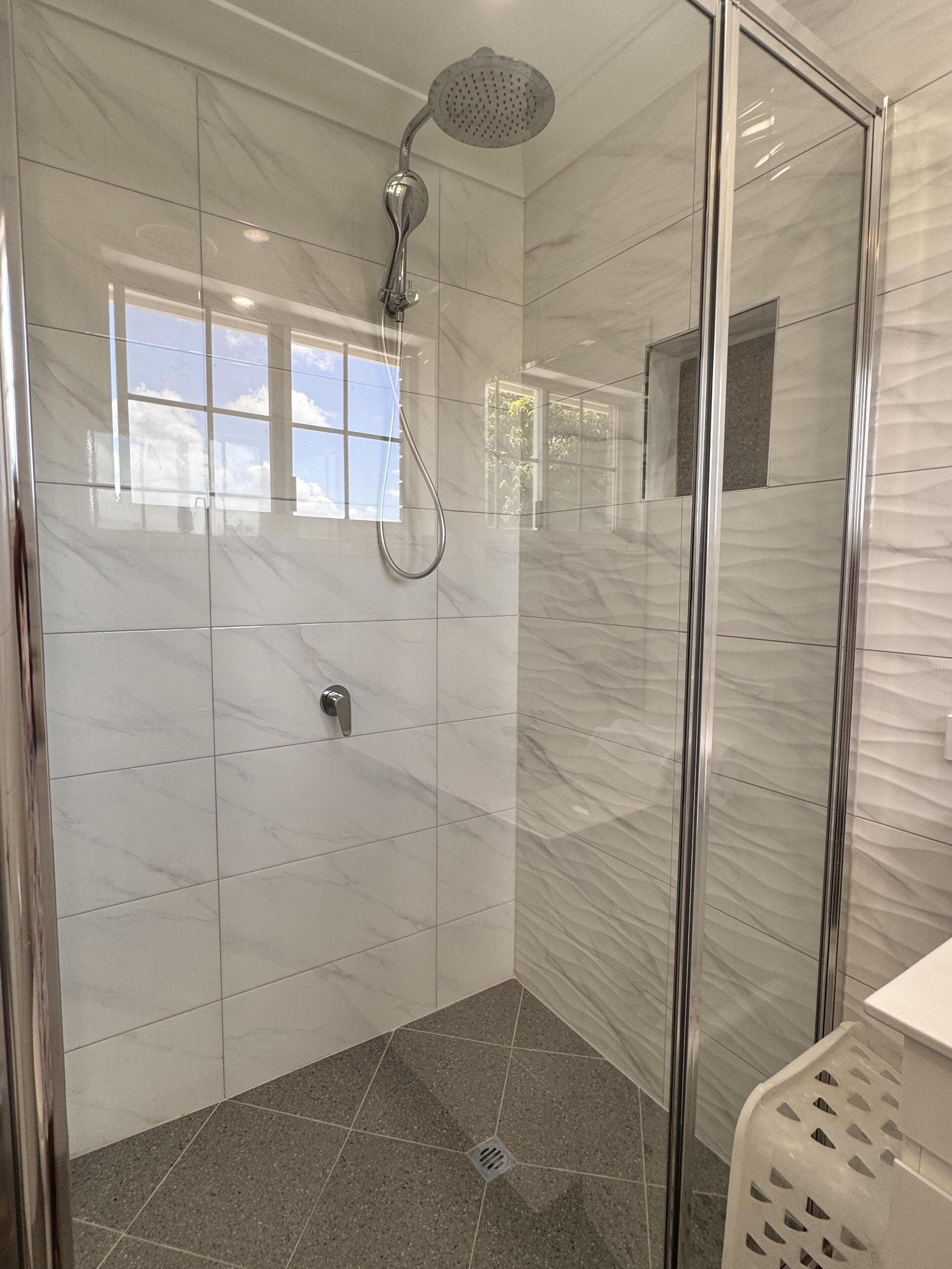 Shower, eco-friendly toiletries