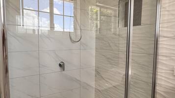 Shower, eco-friendly toiletries