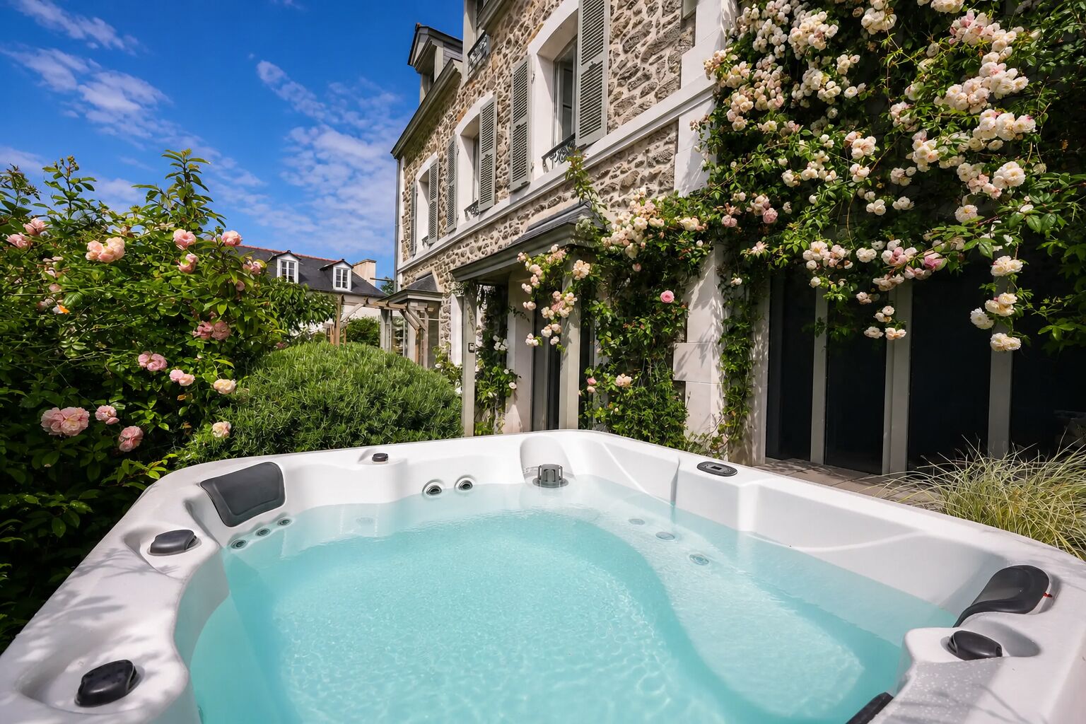 Bain à remous extérieur