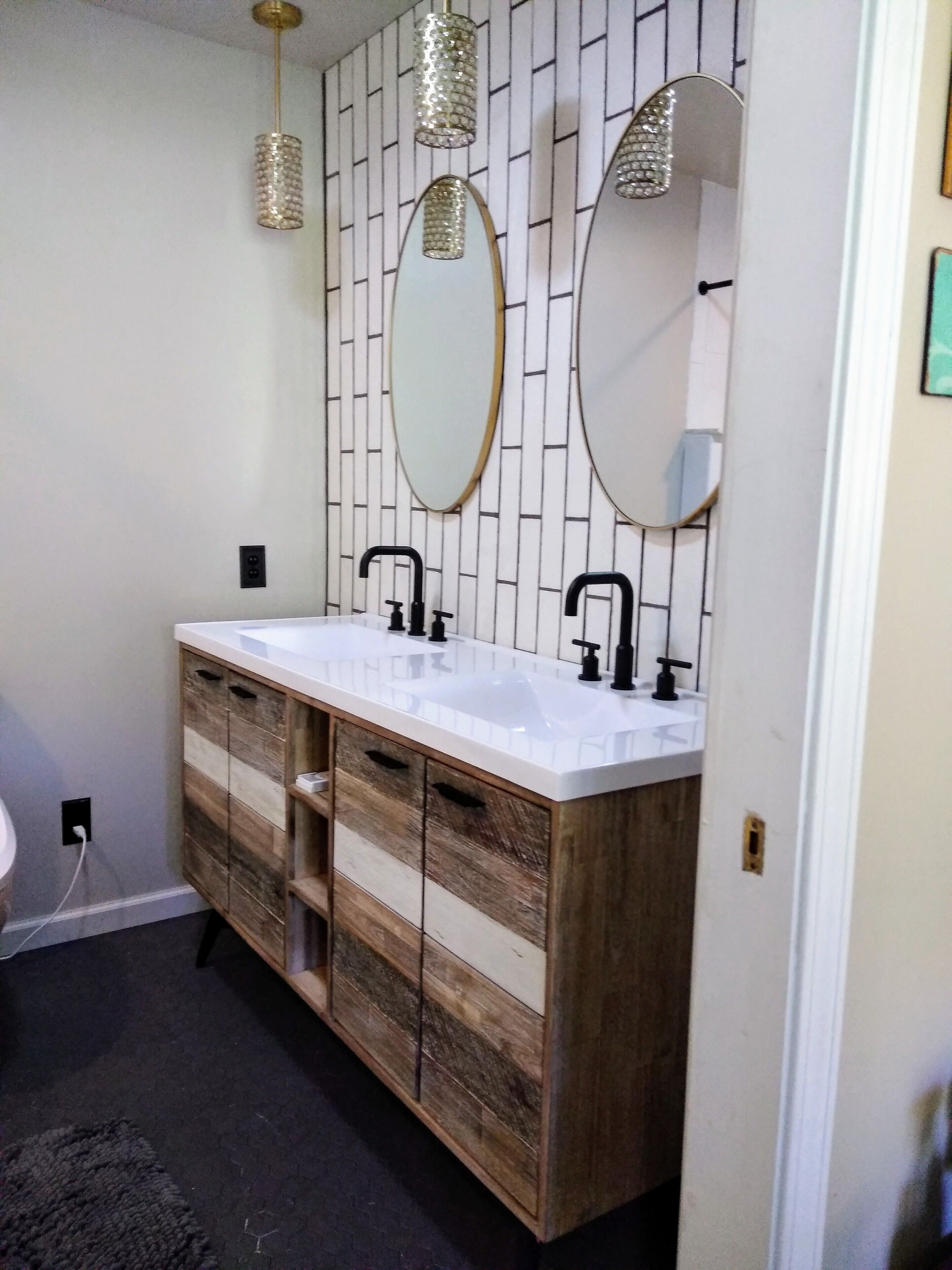 Combined shower/tub, jetted tub, bidet