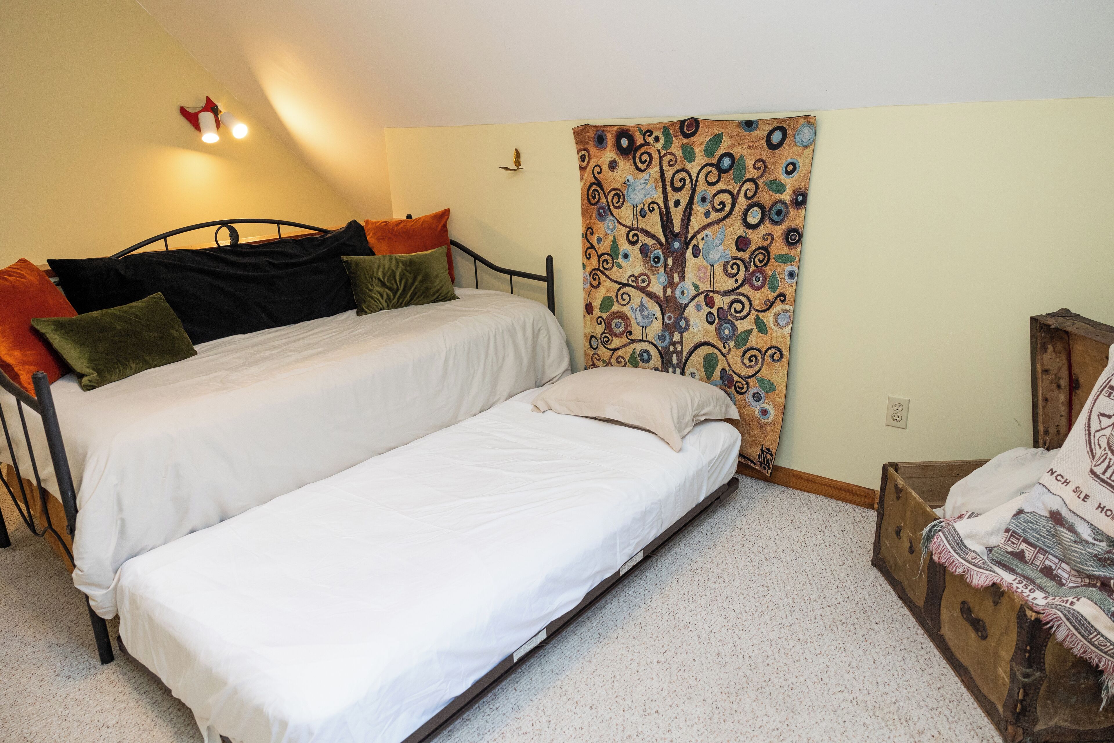 2 habitaciones, tabla de planchar con plancha y wifi gratis 