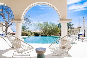 Una piscina riscaldata