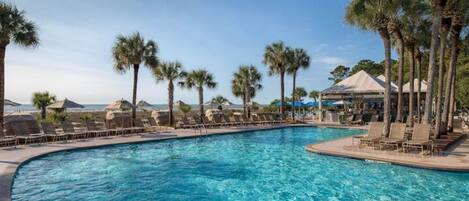 Indoor pool, outdoor pool