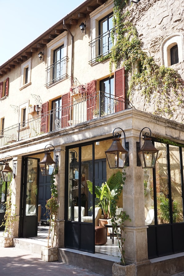 Façade de l’hébergement