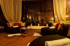 Steam room, body treatments, body wraps, body scrubs, facials