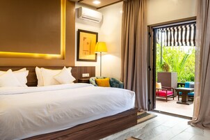 Ropa de cama de alta calidad, colchones con pillow-top y minibar 