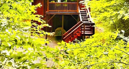 Mountain Getaway with Waterfall in The Heart of Maggie Valley.