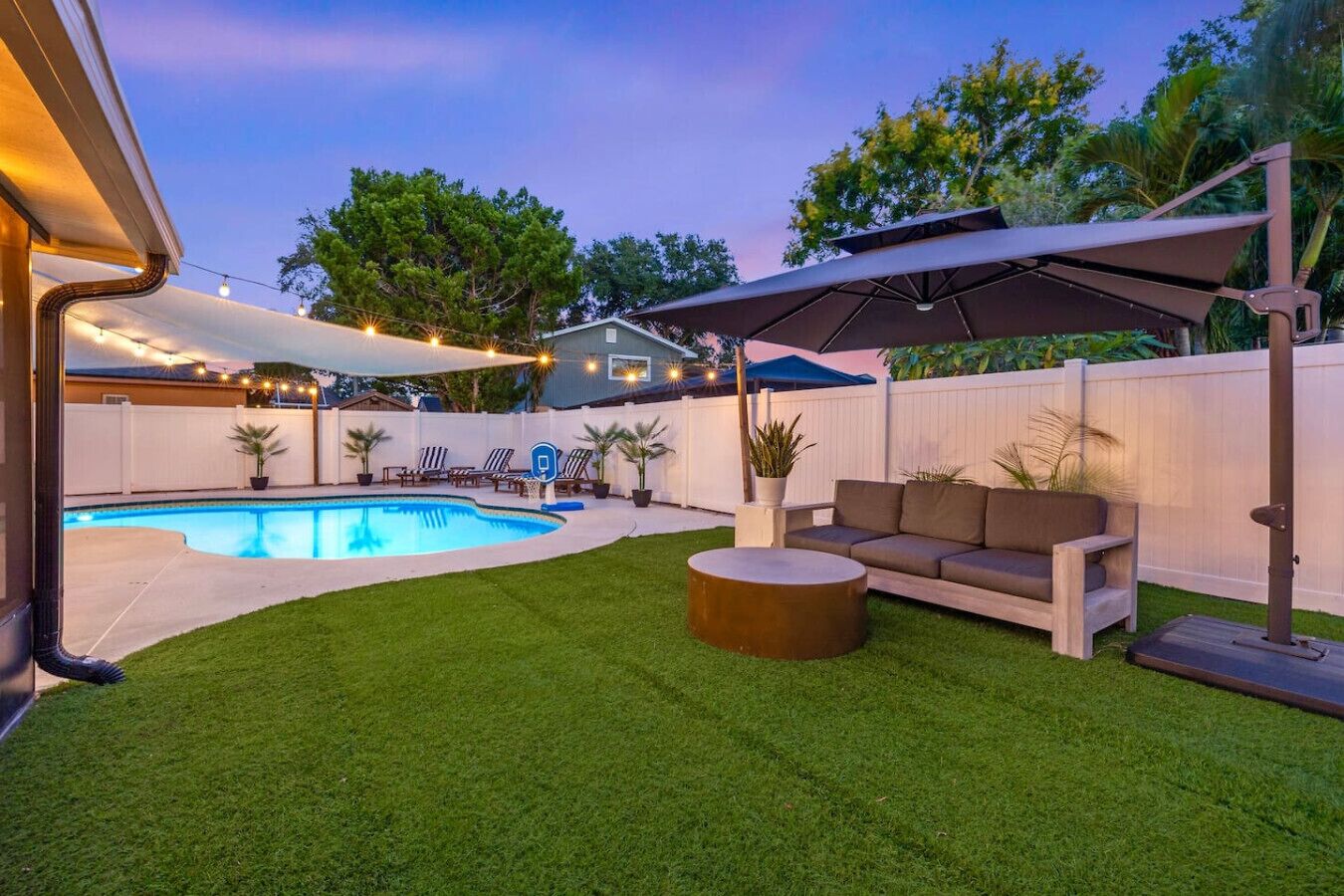 Alberca al aire libre 