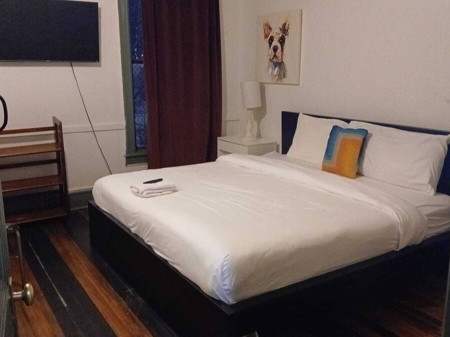 Desk, iron/ironing board, free WiFi, bed sheets