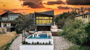 House (3 Bedrooms) | Exterior - Luxurious Stay w/ Lake View, Pool, Hot Tub, Fire Pit, Ping Pong Barton by Avantstay (Austin)