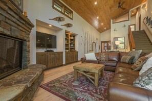 55-inch TV with digital channels, streaming services