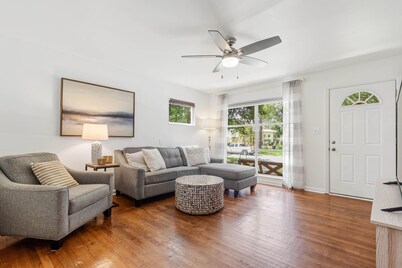 Peaceful, Central 4BD with Carport and 65" TV!