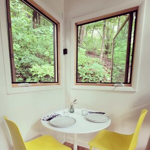 Dining area with a view!