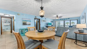 Dining - Relax and Unwind Ocean-View Condo Step to the Beach with Heated pool and Tennis Court (Cocoa Beach)
