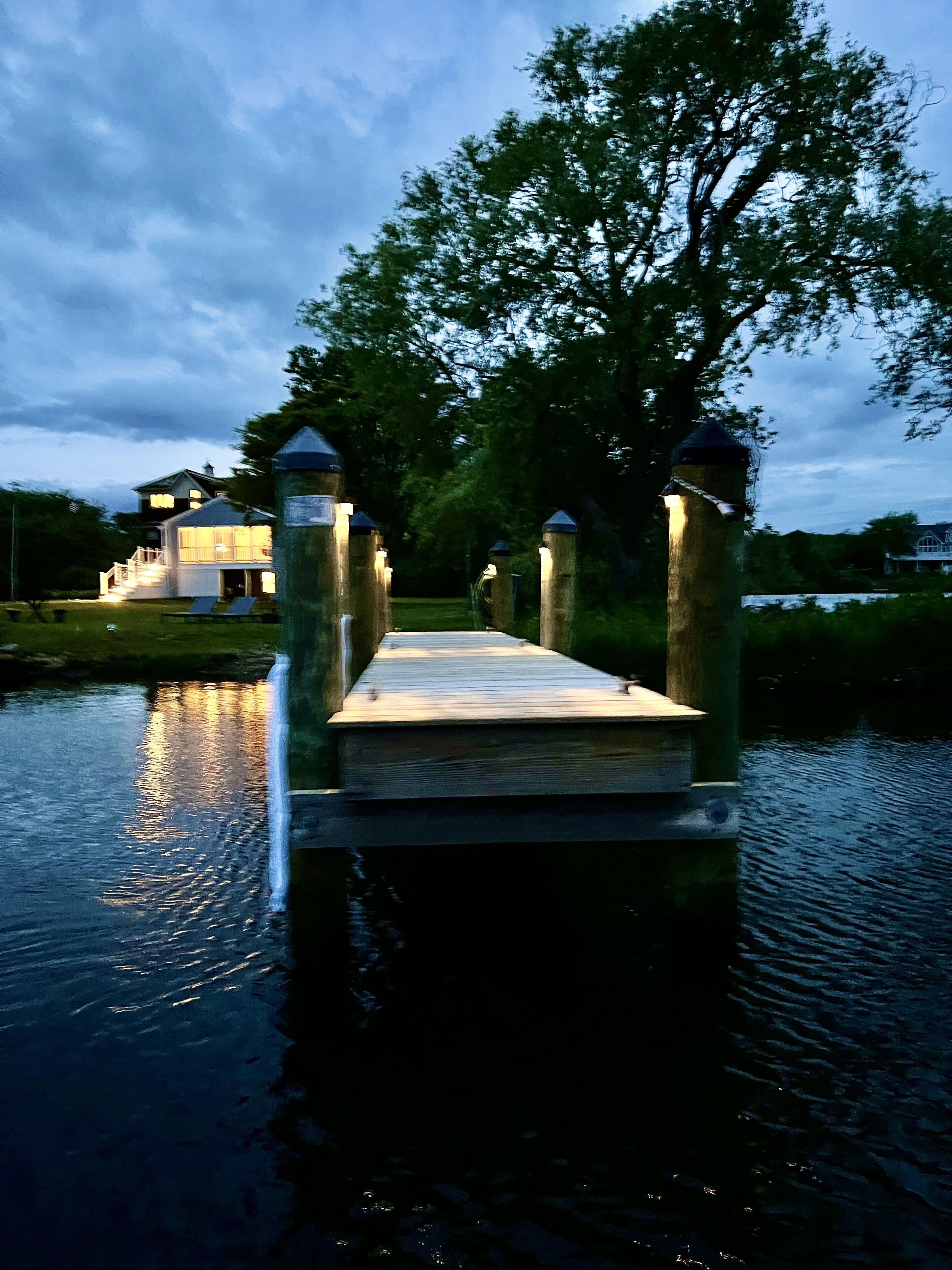 Stunning waterfront home with big yard & private dock!