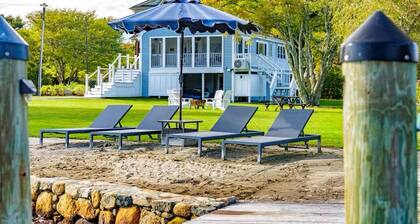 Stunning waterfront home with big yard & dock! Voted #1 rental in all of RI!