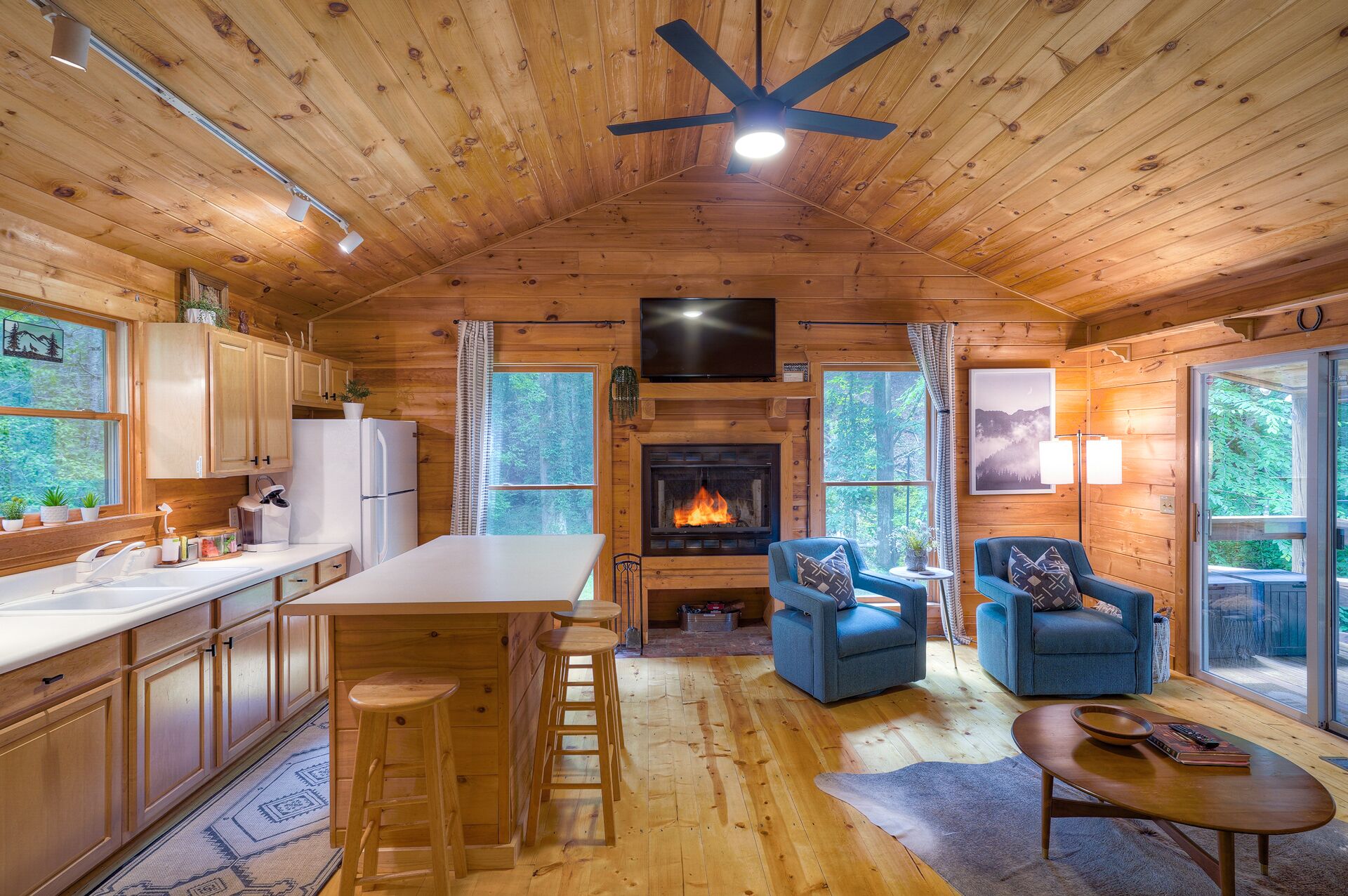 Apple picking, wine, s'mores, fishing!