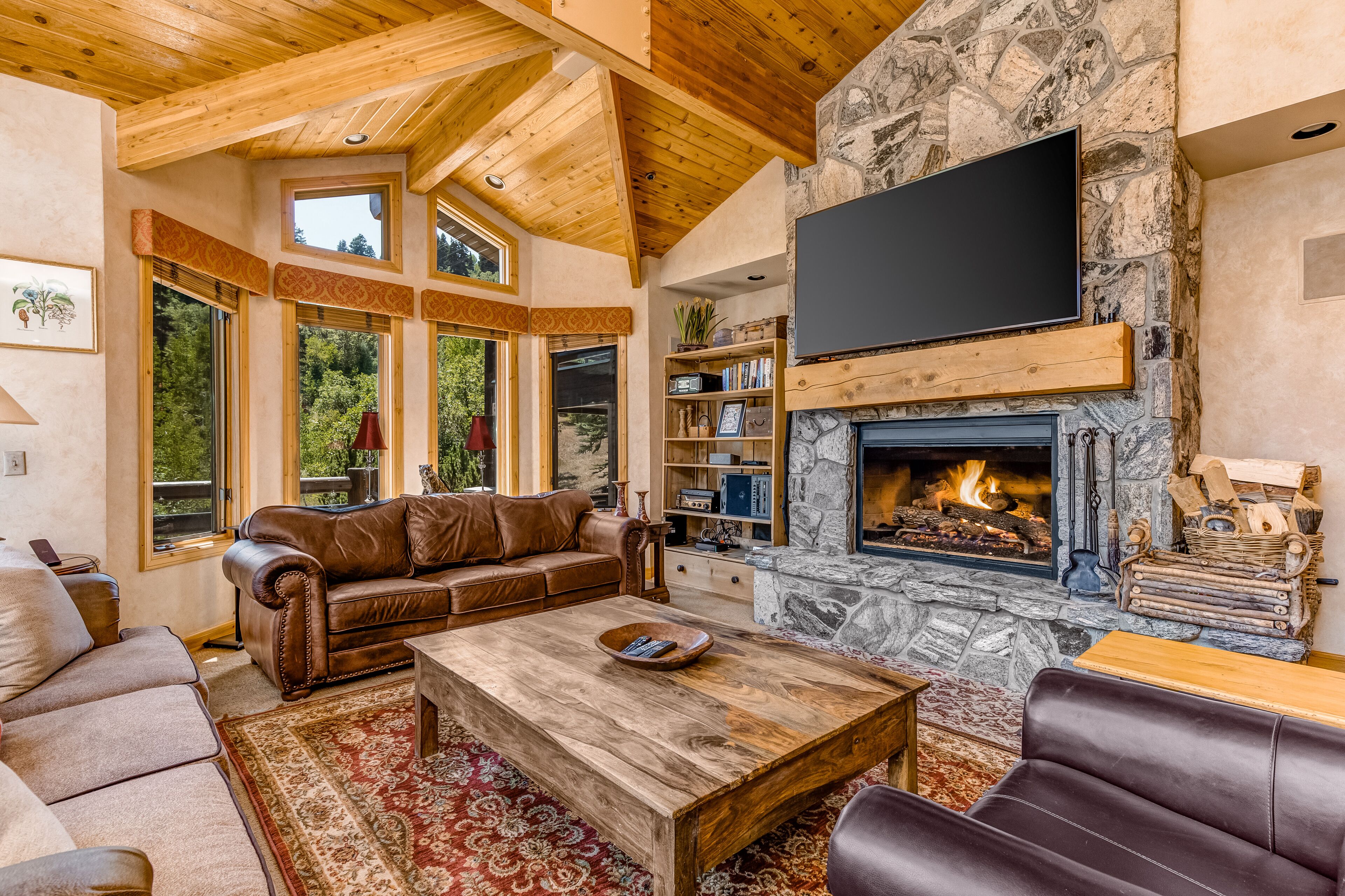 Mountainside home with ski-in/ski-out at Deer Valley, pool, hot tub, & fireplace