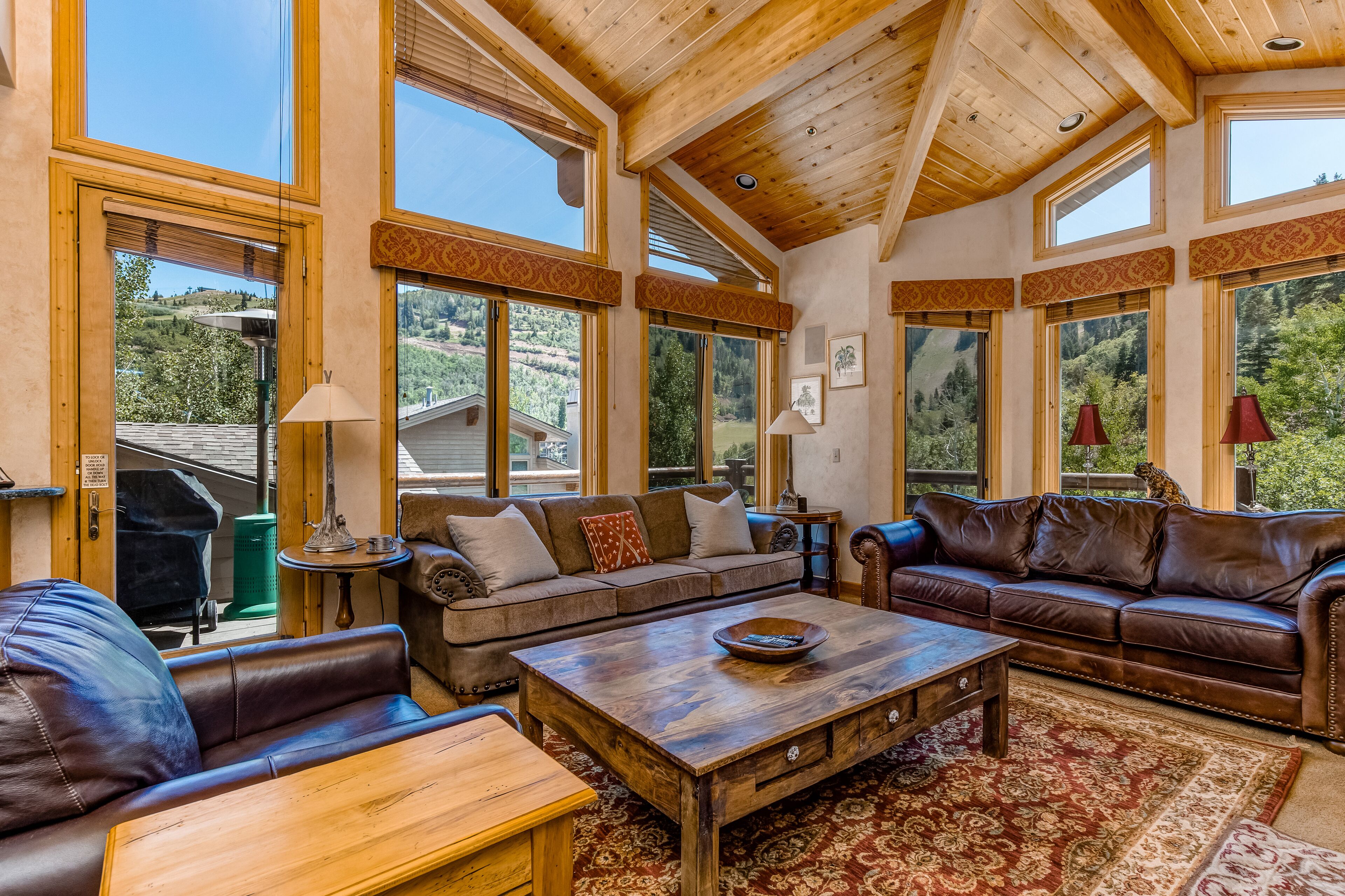 Mountainside home with ski-in/ski-out at Deer Valley, pool, hot tub, & fireplace