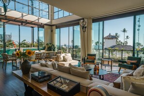 Luxury Apartment | Living area - Penthouse Sunset Seabreeze (Canggu)