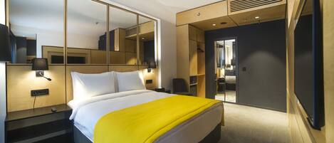 Suíte | Roupas de cama de algodão egípcio, roupas de cama premium, frigobar