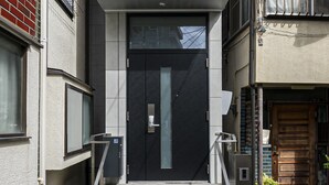A modern hotel facade with a sign reading "La Kranef Life Style Hotel." - La Krasse Skytree (Tokyo)