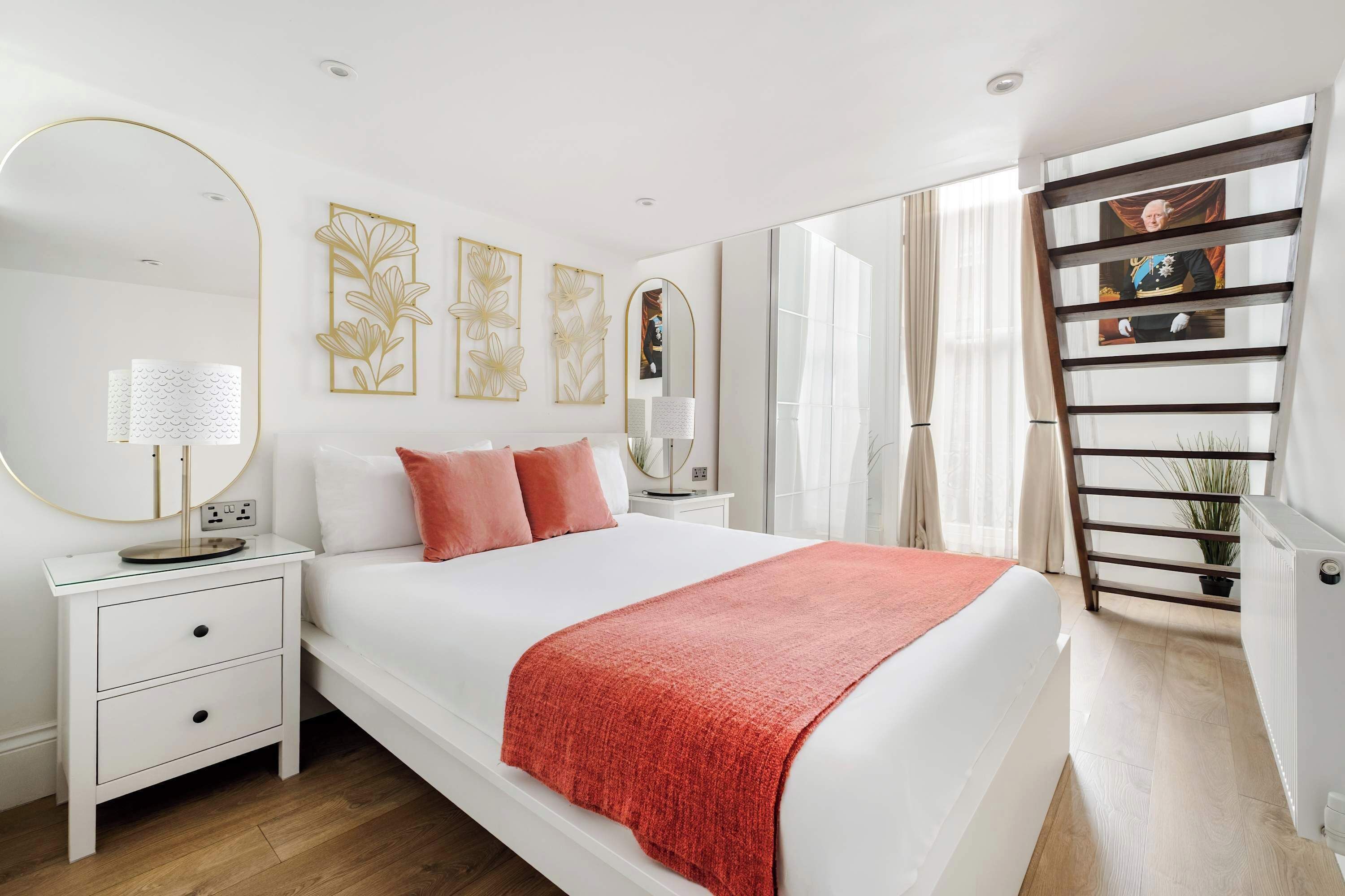 2 sovrum, skrivbord, strykjärn/strykbräda och gratis wi-fi