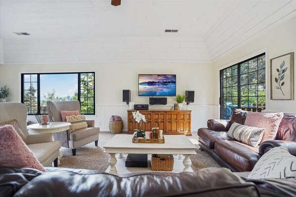 Televisión, libros y estéreo 