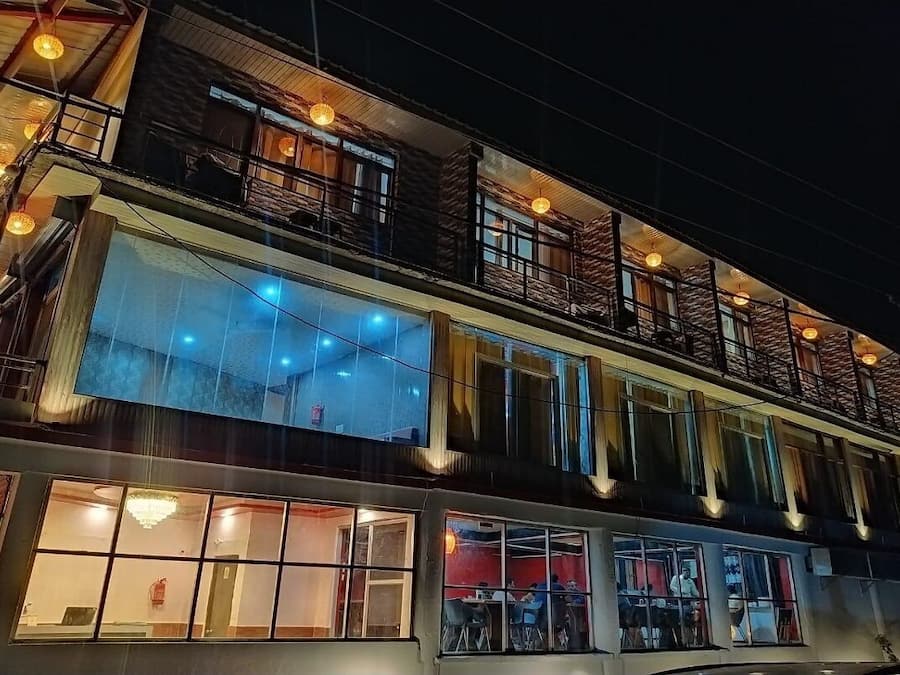 Voorkant van accommodatie