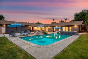 Pool - 2 Modern Villas On the Golf Course | Putting Green, Pool, Hot Tub | Sleeps 22 (La Quinta)