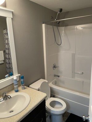 Bathroom - Adorable 1 bedroom 1 bathroom secondary suite with a parking pad. (Regina)