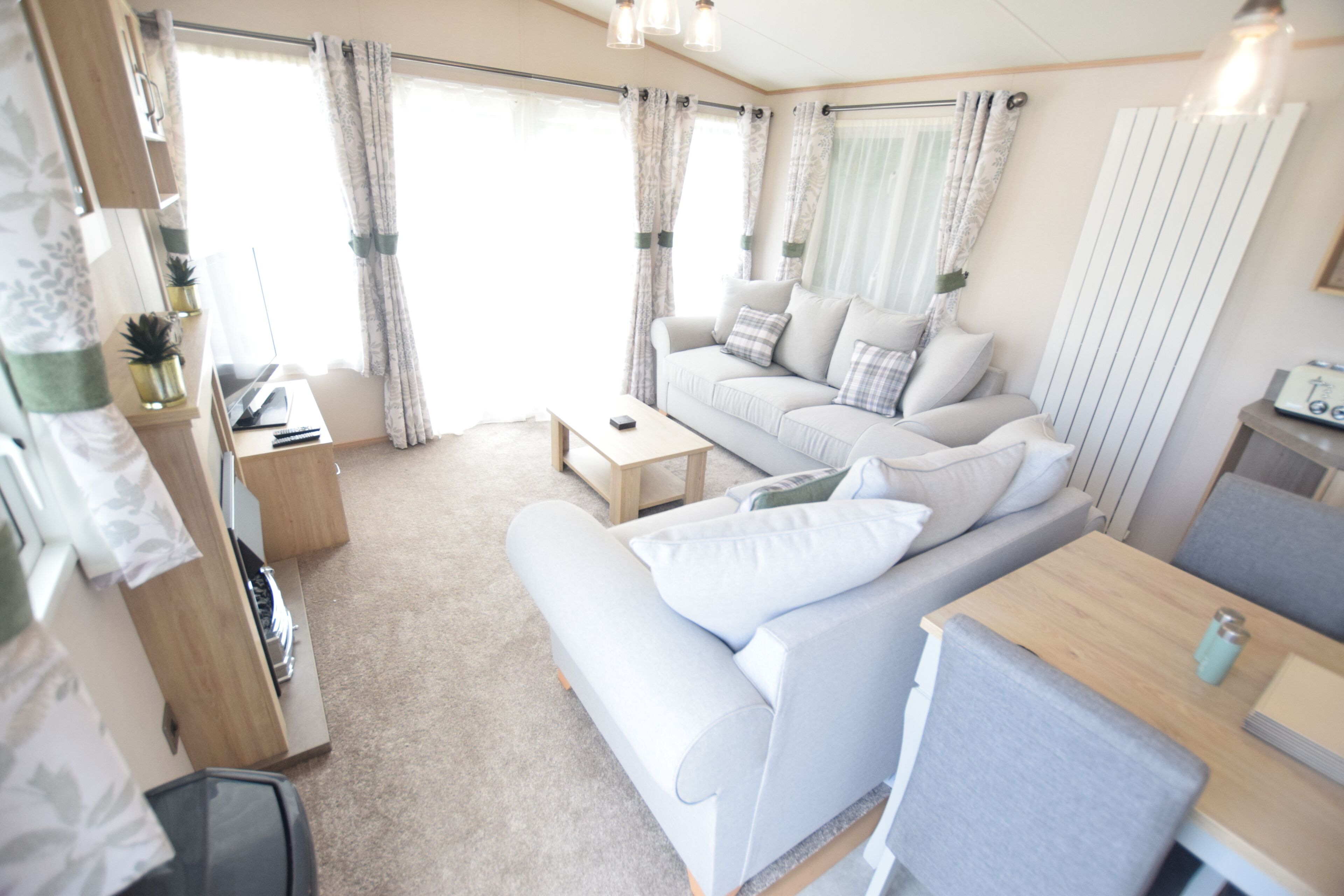 TV, fireplace, DVD player