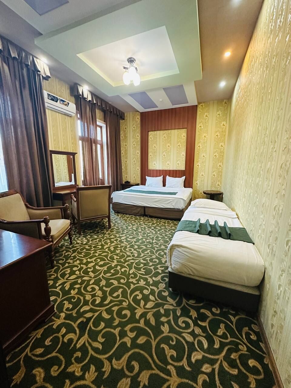 Blackout drapes, soundproofing, iron/ironing board, free WiFi