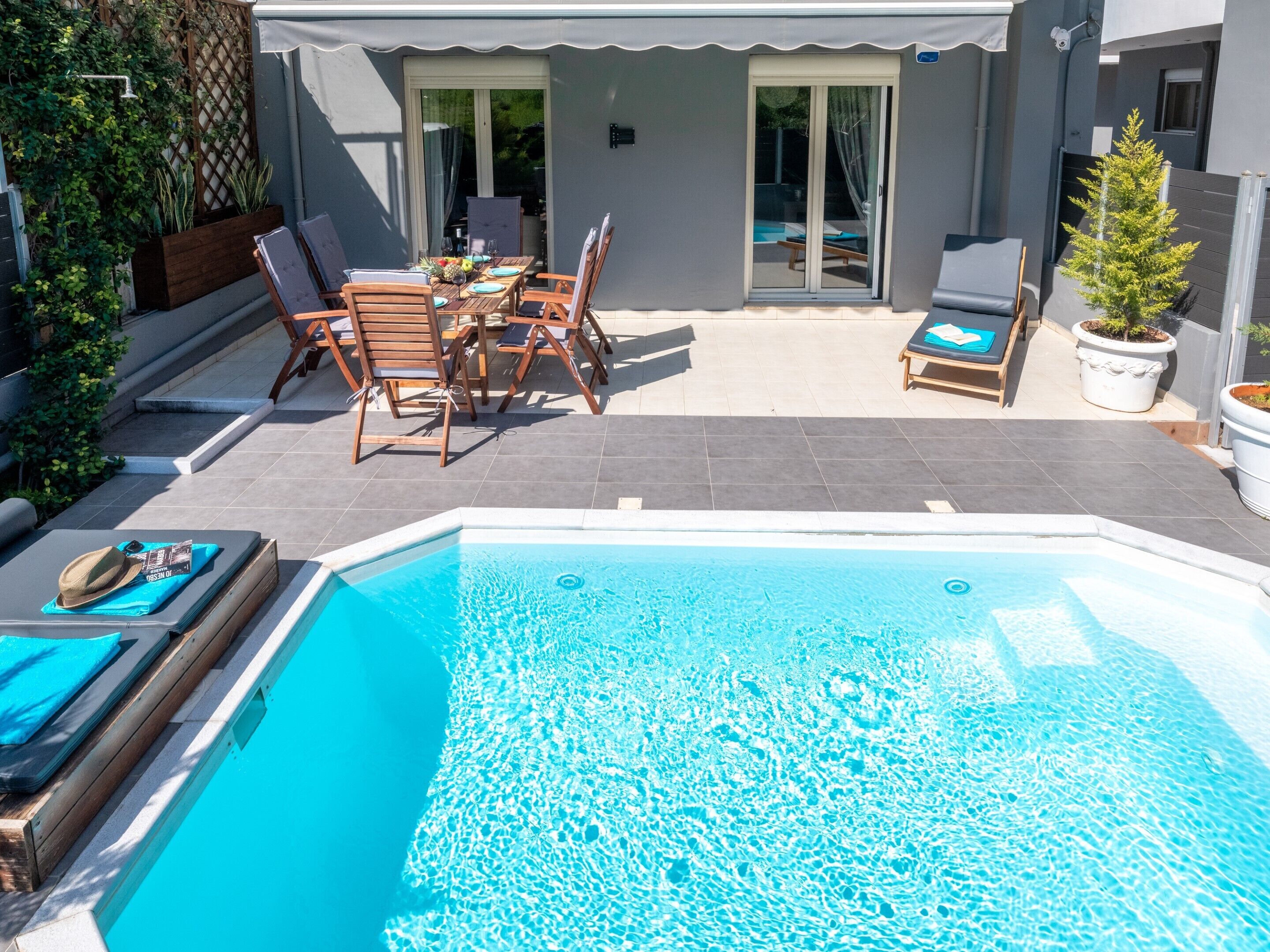 Alberca al aire libre 