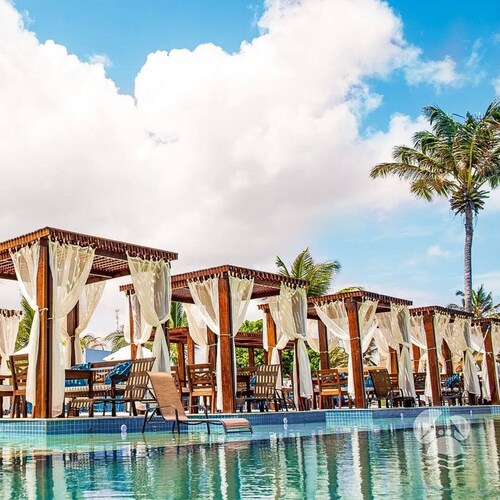 Deluxe apartment, sea view, Cumbuco pool