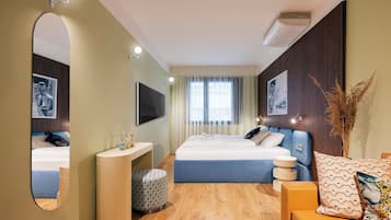 Superior Quadruple Room | In-room safe, free WiFi, bed sheets