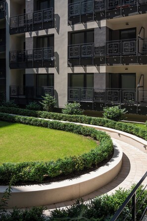 Blick von der Unterkunft