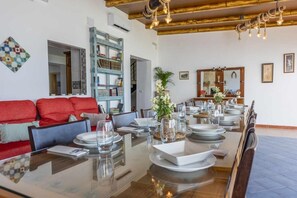 Dining - Villa "Rural Maimones" with Pool & Wi-Fi (Sevilla)