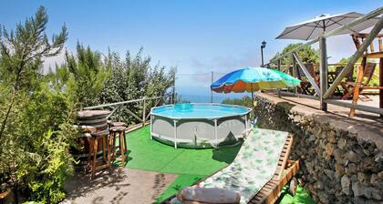 Country House "Finca Las Carmenes" with Sea View, Pool, Terrace & Garden