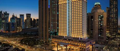 Outdoor banquet area