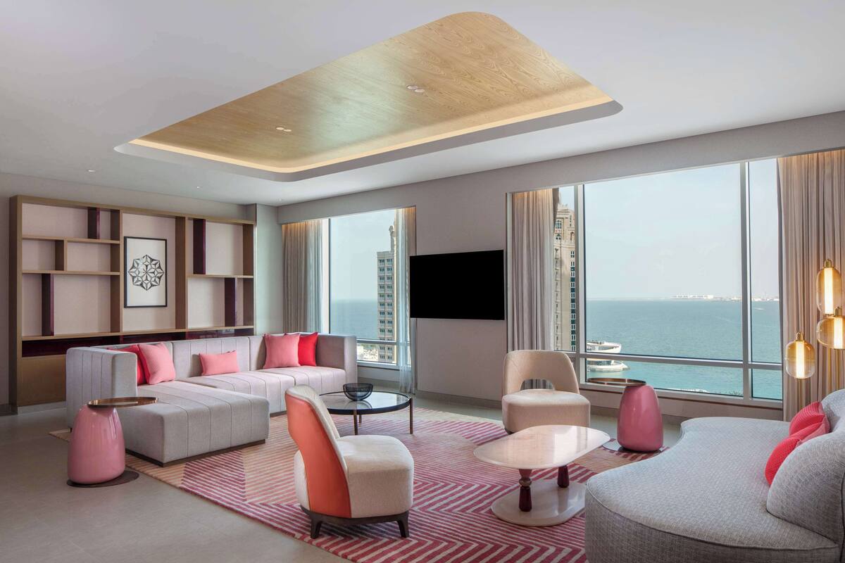 公寓, 2 間臥室, 海景 (Residence) | 高級寢具、羽絨被、特厚豪華床墊、迷你吧贈品