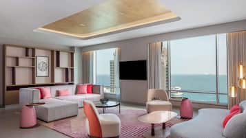 公寓, 2 间卧室, 海景 (Residence) | 1 多间卧室、高档床上用品、羽绒被、加厚床垫