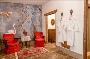 Premium Vila Baia | Coin séjour | TV connectée de 39 pouces avec chaînes numériques, télévision