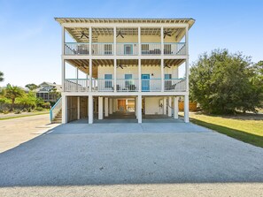 Shore Beats Work | Exterior - Shore Beats Work | Stunning Ocean Views, Private Pool (Tybee Island)