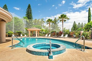 Pool - New Listing! Waikoloa Fairways 2-bed, 2.5-bath unit with pool, BBQ, and lanai (Waikoloa)