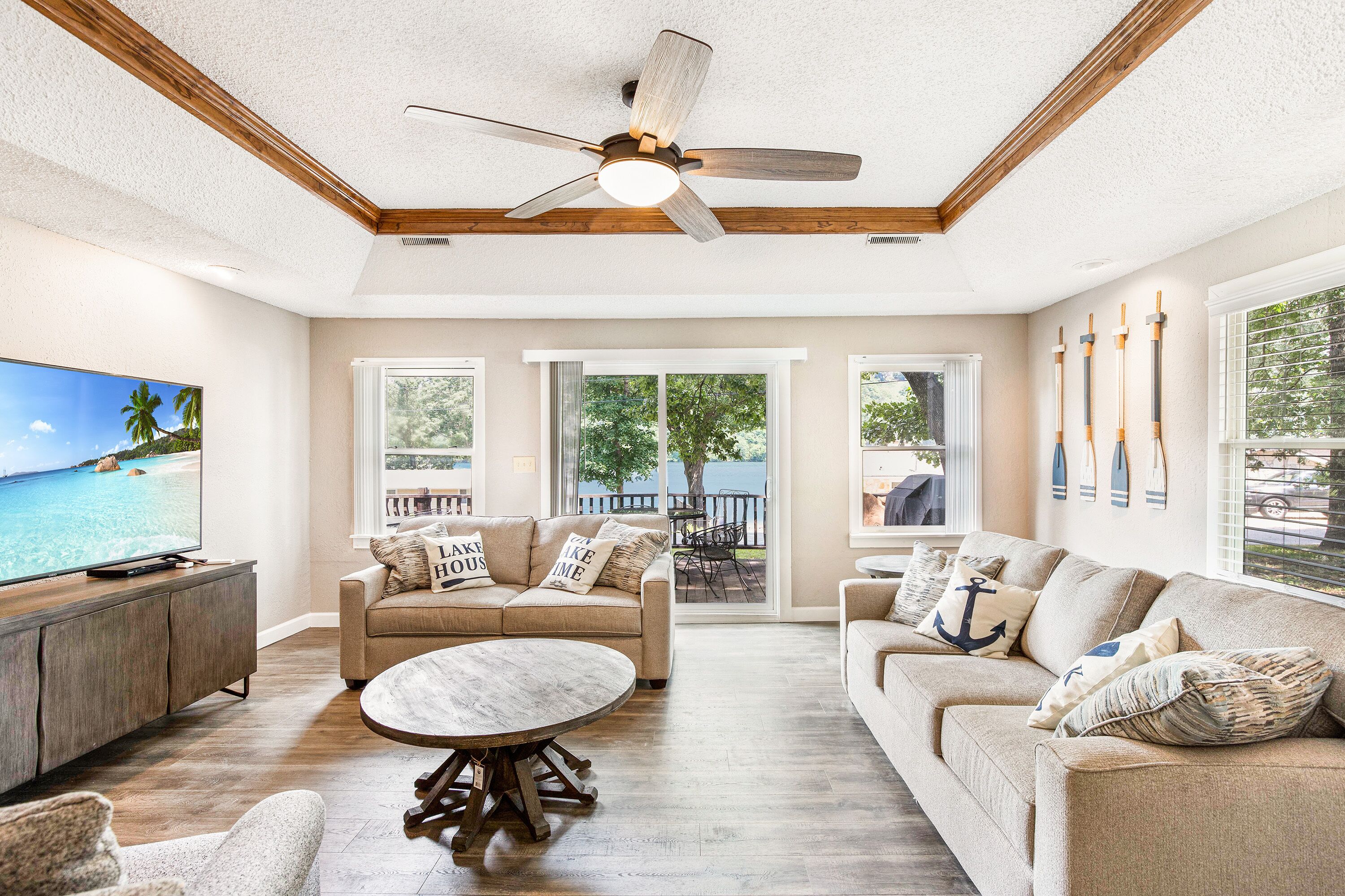 Great Level Yard with Lake Views & Boat Ramp