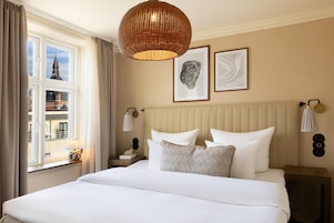 Hypo-allergenic bedding, individually decorated, individually furnished