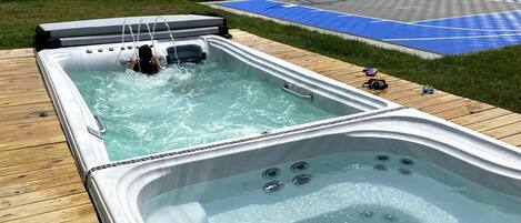 Bain à remous extérieur