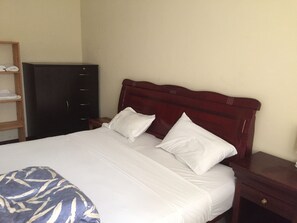2 bedrooms, in-room safe, iron/ironing board, WiFi