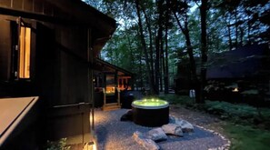 Idromassaggio all'aperto